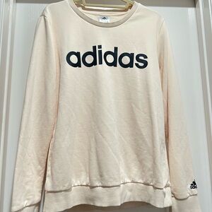 Adidas beige crewneck